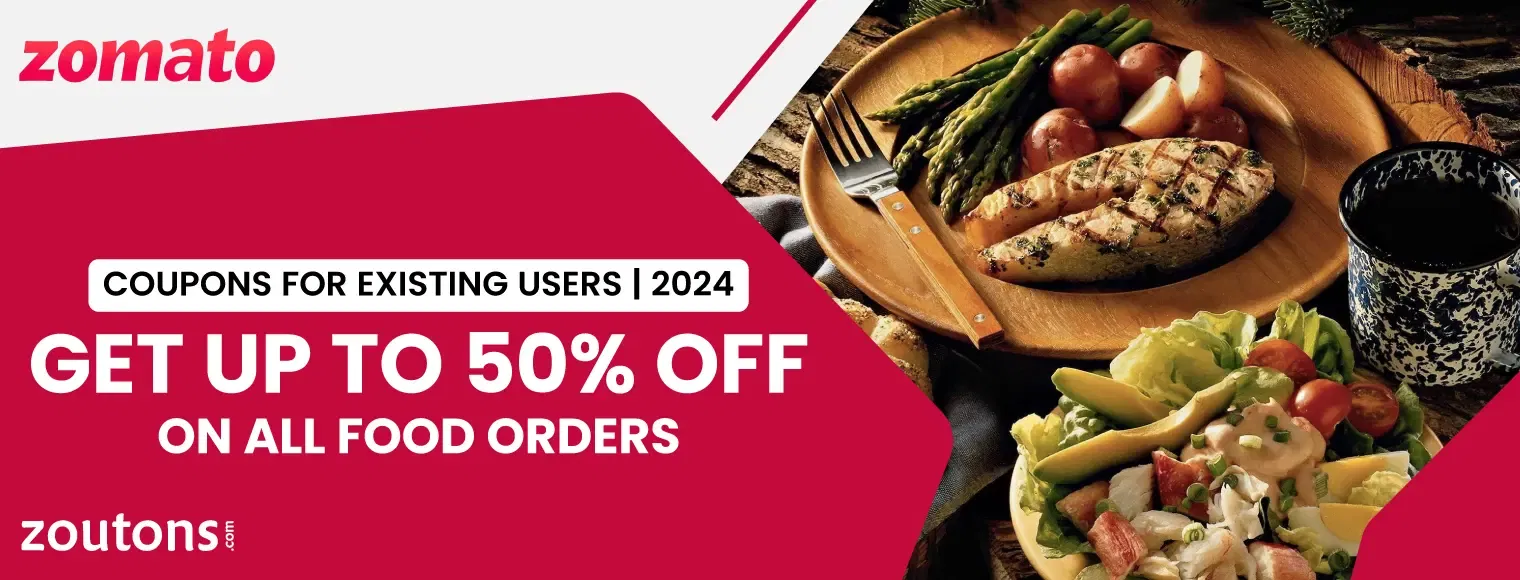 Zomato Coupon Code Today For Existing Users 60 Off On All Orders
