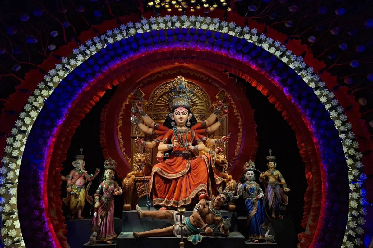 Kumartuli Park Sarbojonin Durgotsav