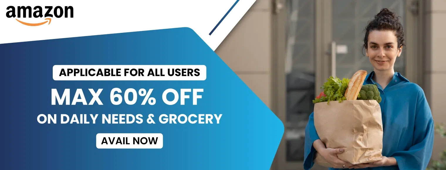 Maximum 60% off on daily needs and grocery with Amazon Prime day sale 2024