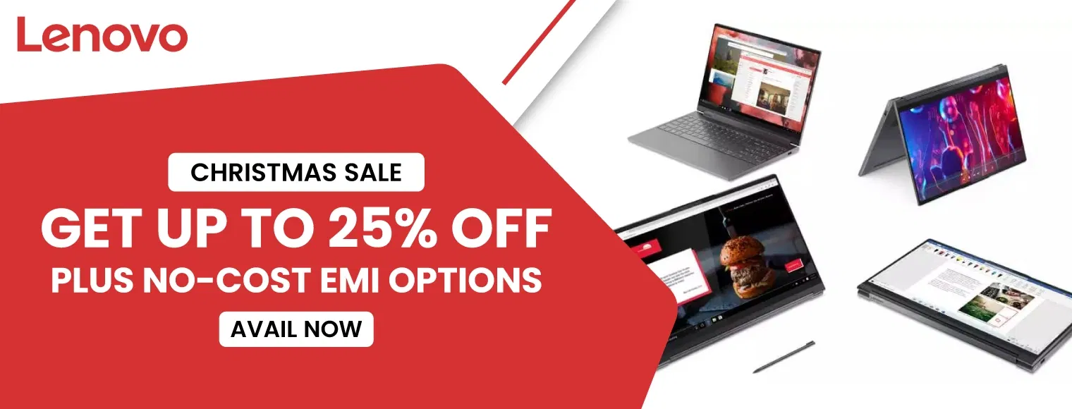 Get up to 25% off plus no-cost EMI options on Christmas Sale