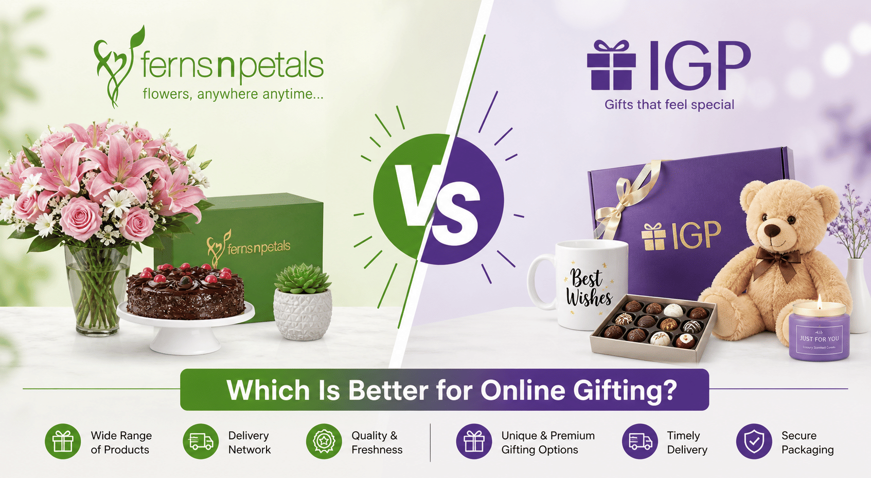ferns n petal bs igp better gifting option in india