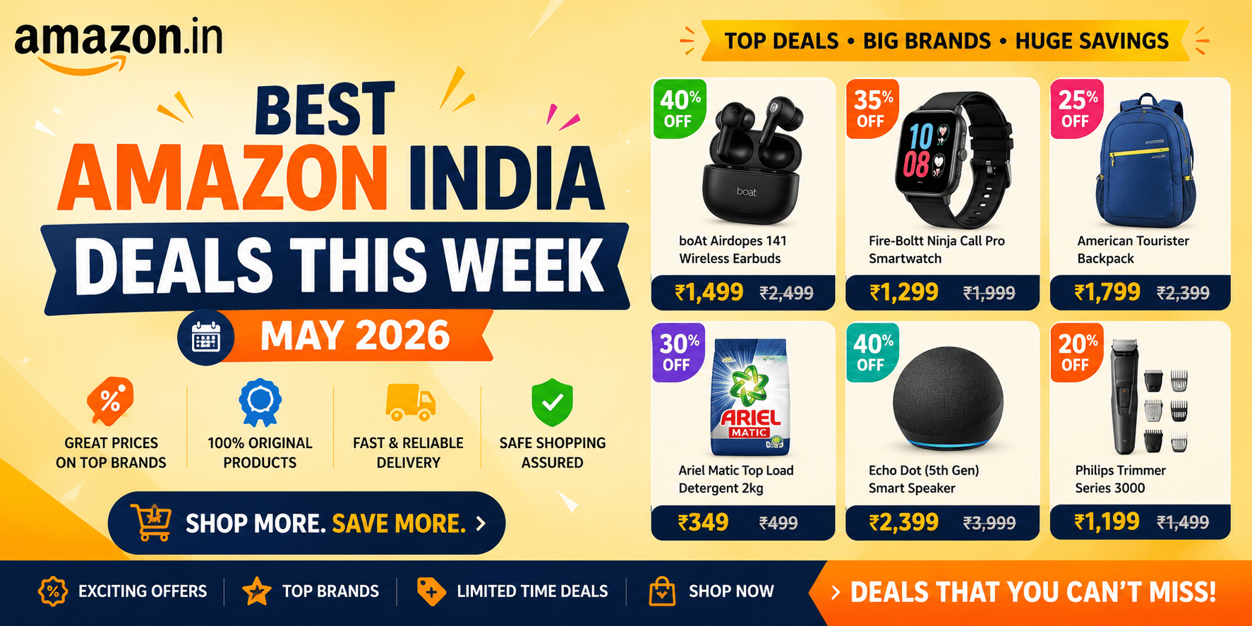 best amazon india deals this week may