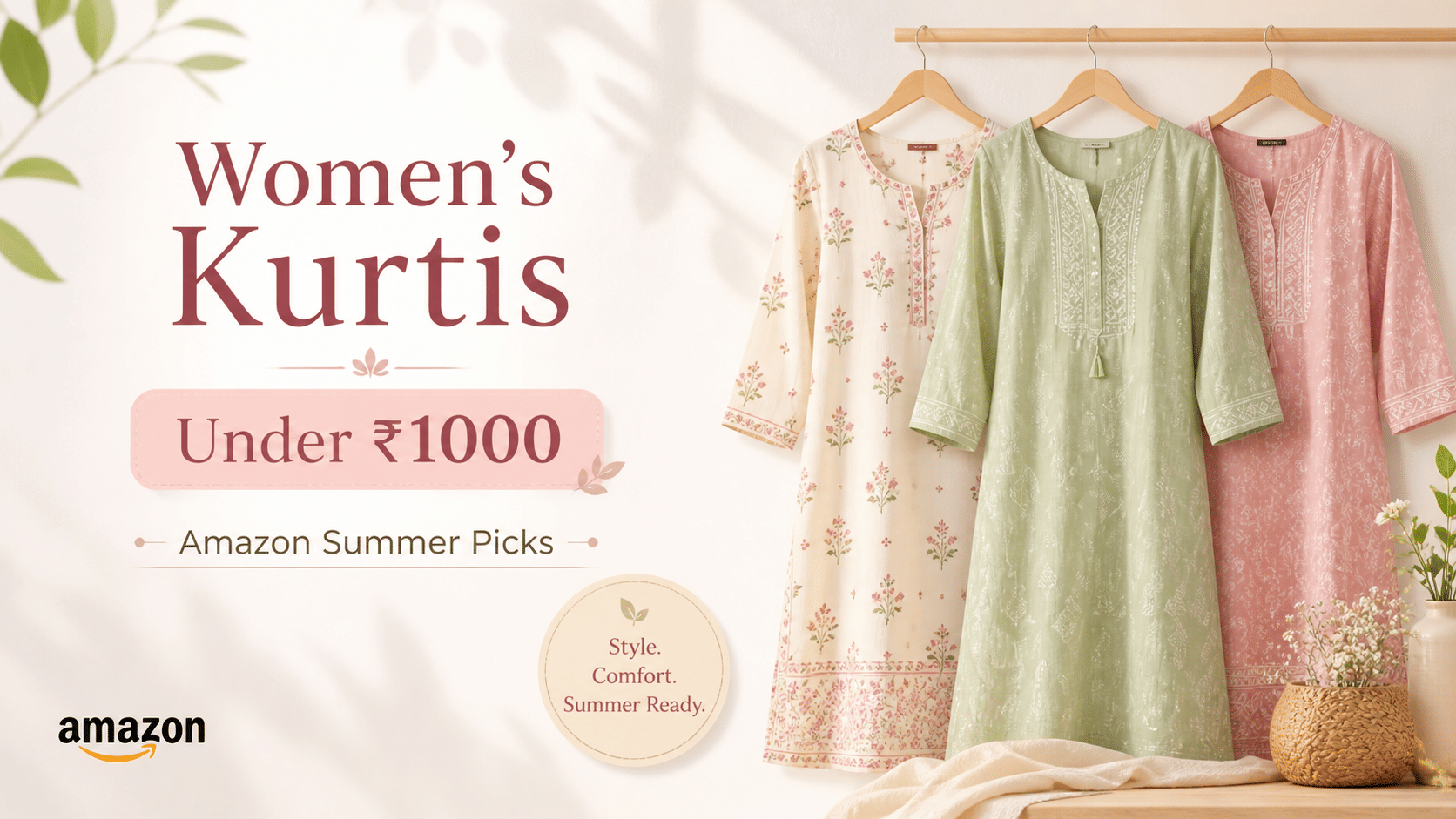 Women's Kurtis Under ₹1000: Amazon Summer Picks