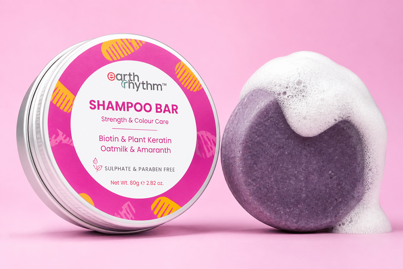 Earth Rhythm Murumuru Shampoo Bar Tin Pack of 2