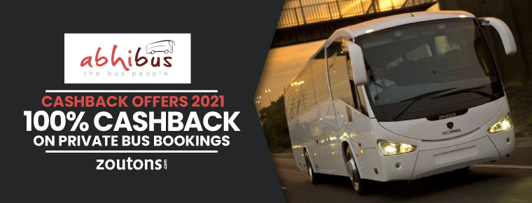 Abhibus Cashback Offers (July 2021) : Get Upto 100% Cashback On Private Bus Bookings