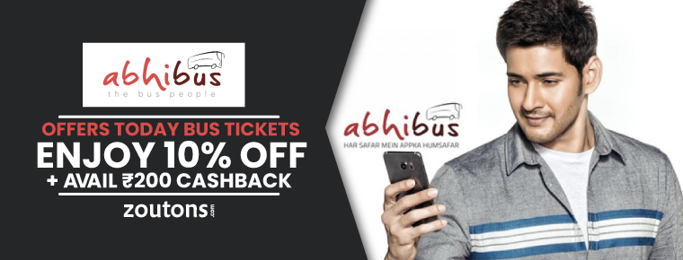 Abhibus Offers Today Bus Tickets | August 2021 | Avail 10% Off + Rs 200 Cashback