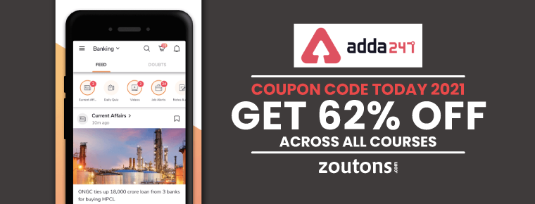 Adda247 Coupon Code Today 2021 (April Special): Get 62% OFF Across All Courses
