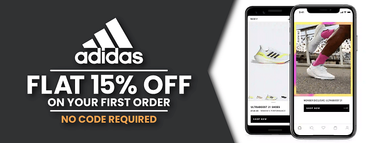 Salón de clases haga turismo suéter Adidas New User Promo Code | December 2022: Get 15% Off On All Products