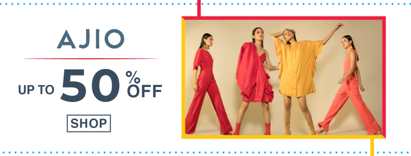 Ajio July Coupons 2021: Enjoy Savings up to 90% On Clothing, Footwear, Accessories, And More