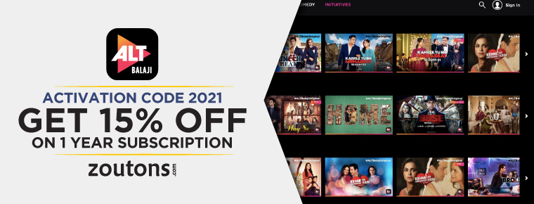 AltBalaji Activation Code | June 2021: Get 15% Off on 1 Year Subscription