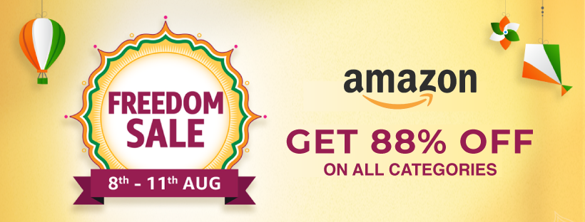 Amazon Freedom Sale 2021: Get Up To 88% On Electronics, Fashion, Appliances & more