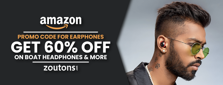 Amazon Promo Code for Earphones |July 2021| Save 60% on Boat Headphones, Speakers, & More