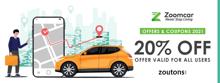 Zoomcar Offer Code 2021 (January Special): Get Up to 20% Off For All Users