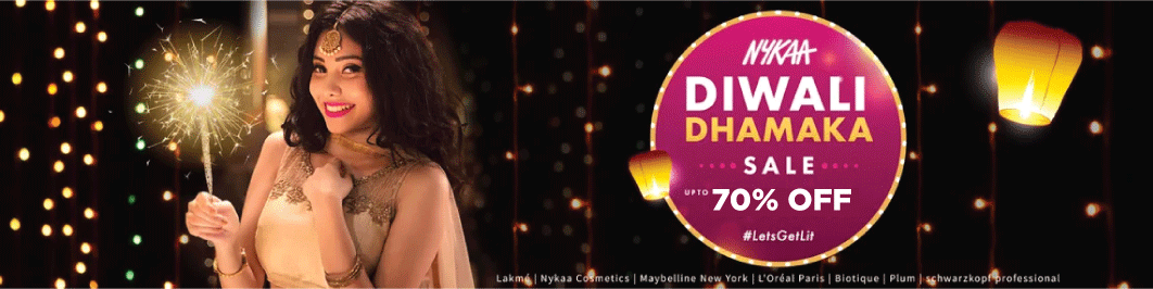 Nykaa Diwali Dhamaka Sale 2021 | Get Up To 70% Off On Nykaa Products
