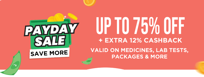 1mg Payday Sale 2021 | Flat 50% Off + Extra 45% Off On Medicines & Health