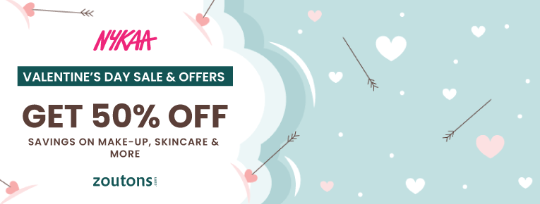 Nykaa Valentine's Day Sale & Offers 2021: Up To 50% Off On Make-up, Skincare & More