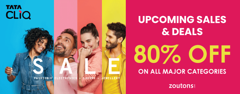 Tata Cliq Upcoming Sales 2021: Flat 85% Off + Extra 10% Off On All Products