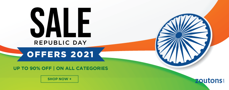 Republic Day Offers and Coupons 2021 : Get Up To 95% Off on Electronics, Clothing, Home Decor & More