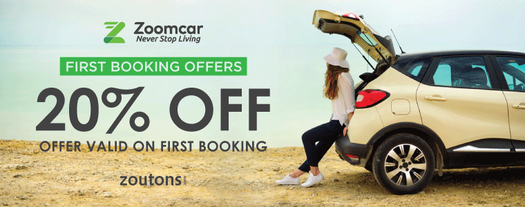 Zoomcar First Booking Offer (January 2021): Get 20% Off On Your First Booking