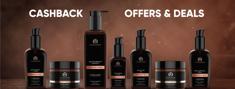 The Man Company Cashback Offers (September 2020): Save 25% On Skincare, Hair Care & More