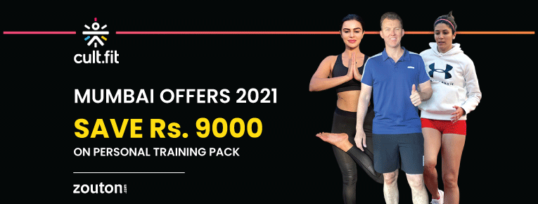 Cult.fit Mumbai Offers 2021 (February Specials): Save Rs.9000 On Personal Training Packs