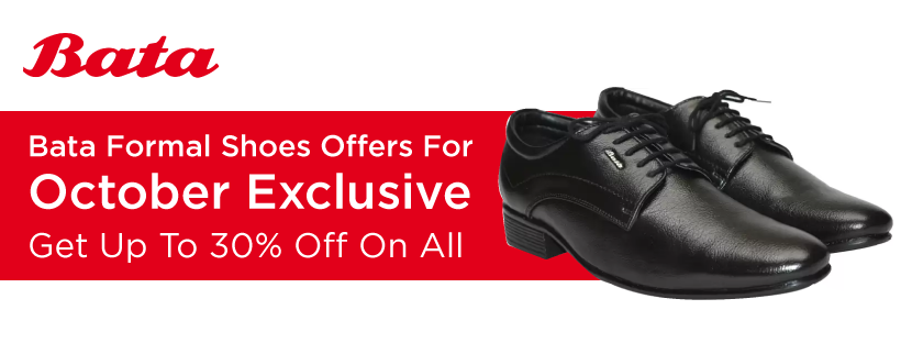 Bata Formal Shoes Offers For October 2020: Get Up To 30% Off On All 1