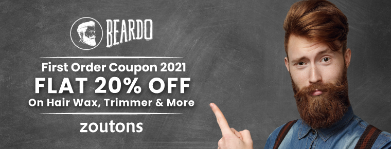 Beardo First Order Coupon 2021: Flat 20% Off On Hair Wax, Trimmer, Beard Oil & More
