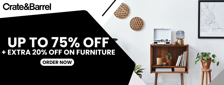 crate and barrel sale voucher code
