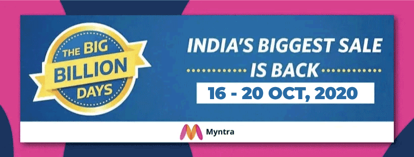 Myntra Big Billion Days Sale 2021: Get Up To 70% Off On All Orders & Free Shipping