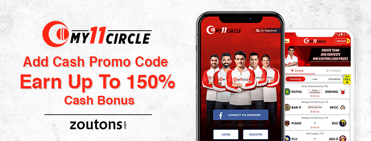 My11Circle Add Cash Promo Code (April 2021): Earn Up To 150% Cash Bonus