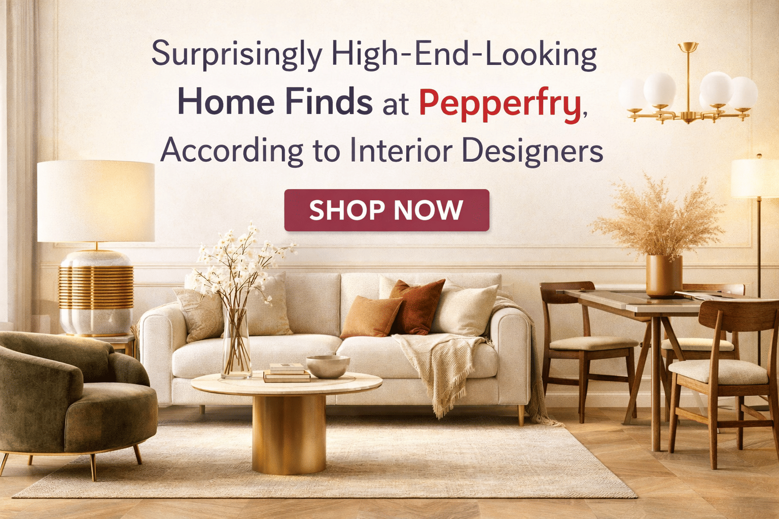 high end looking home finds at peperfry