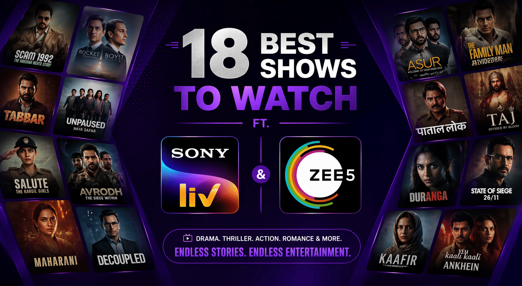 18 Best Show to Watch Sonyliv & Zee5