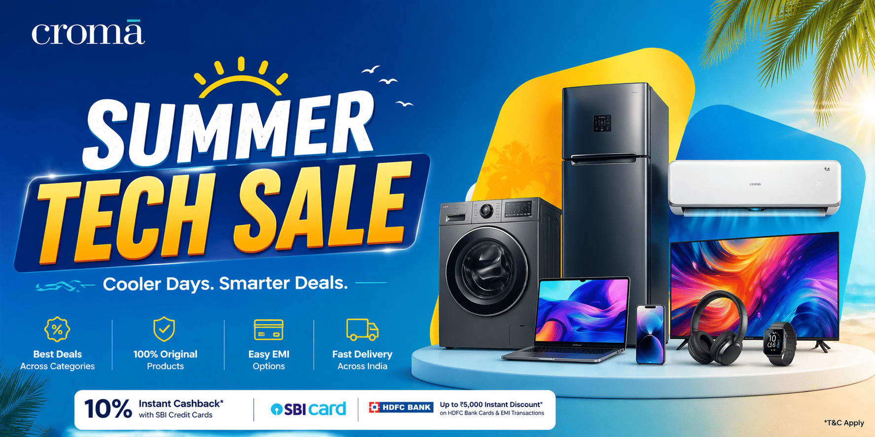 croma summer tech sale