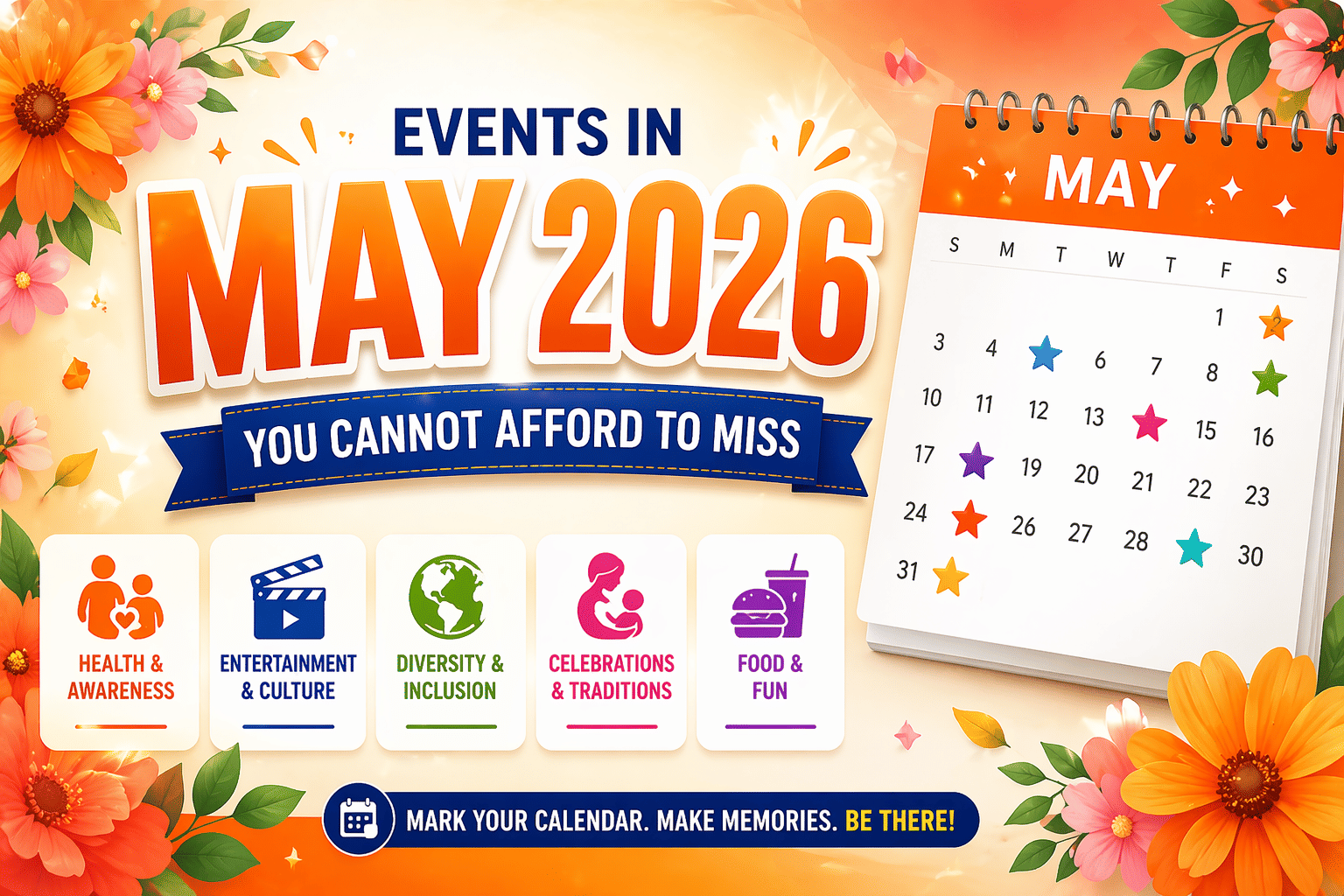 Events in May 2026 You Cannot Afford to Miss