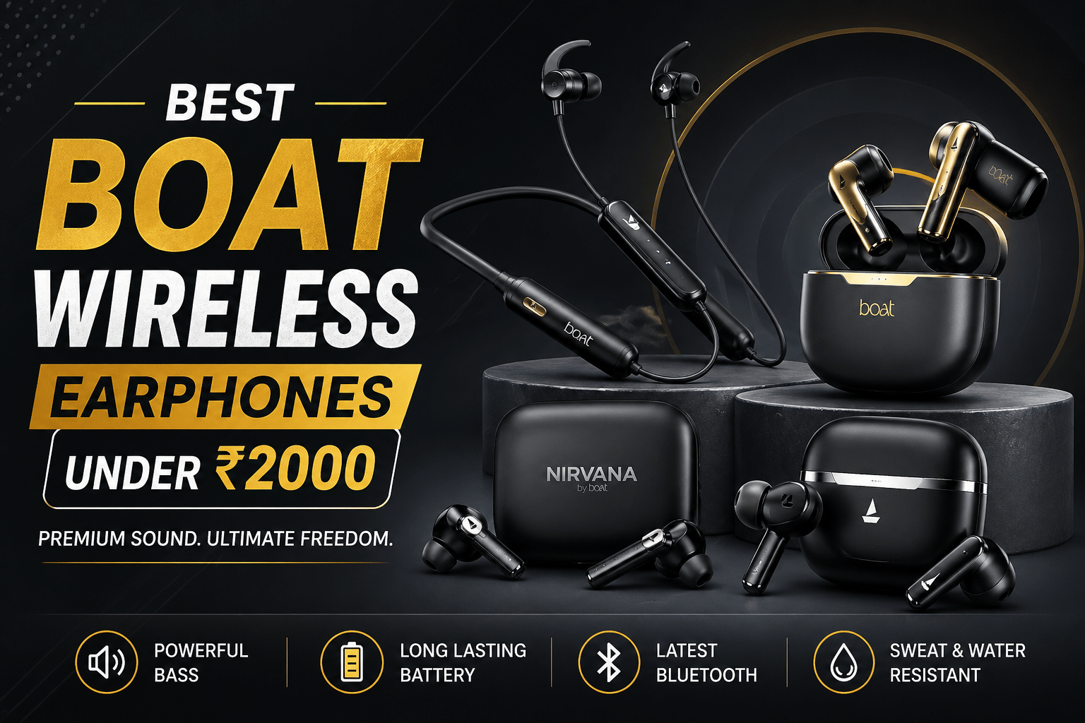 boat wireless earphones under 2000