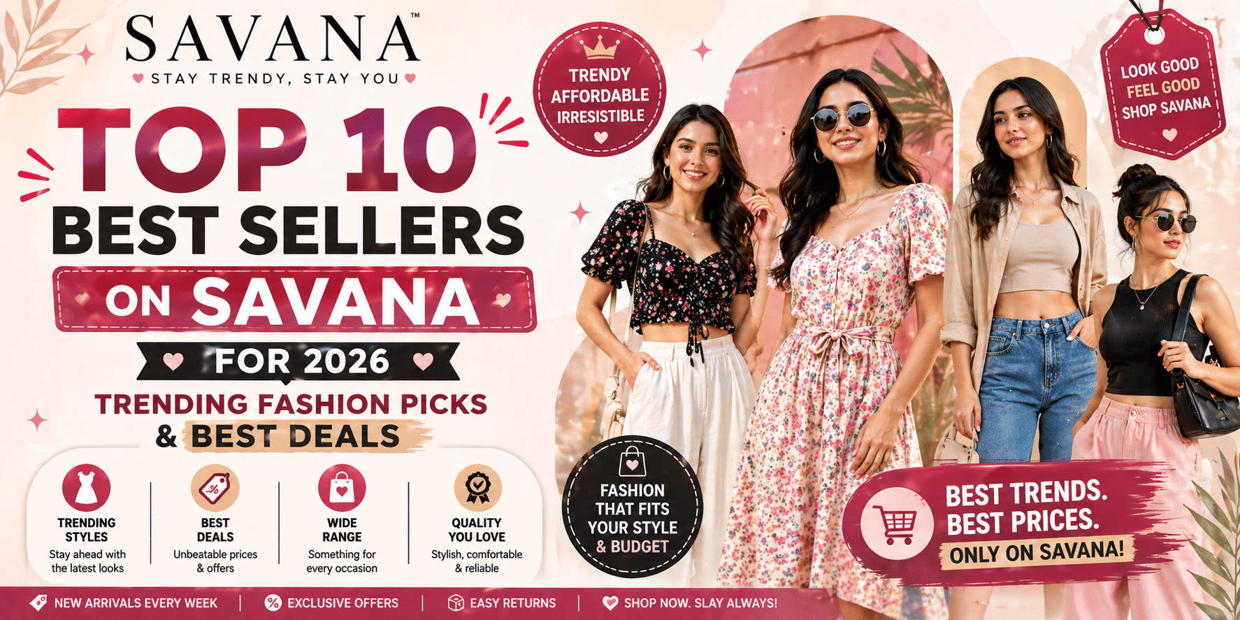 top 10 best seller on savana