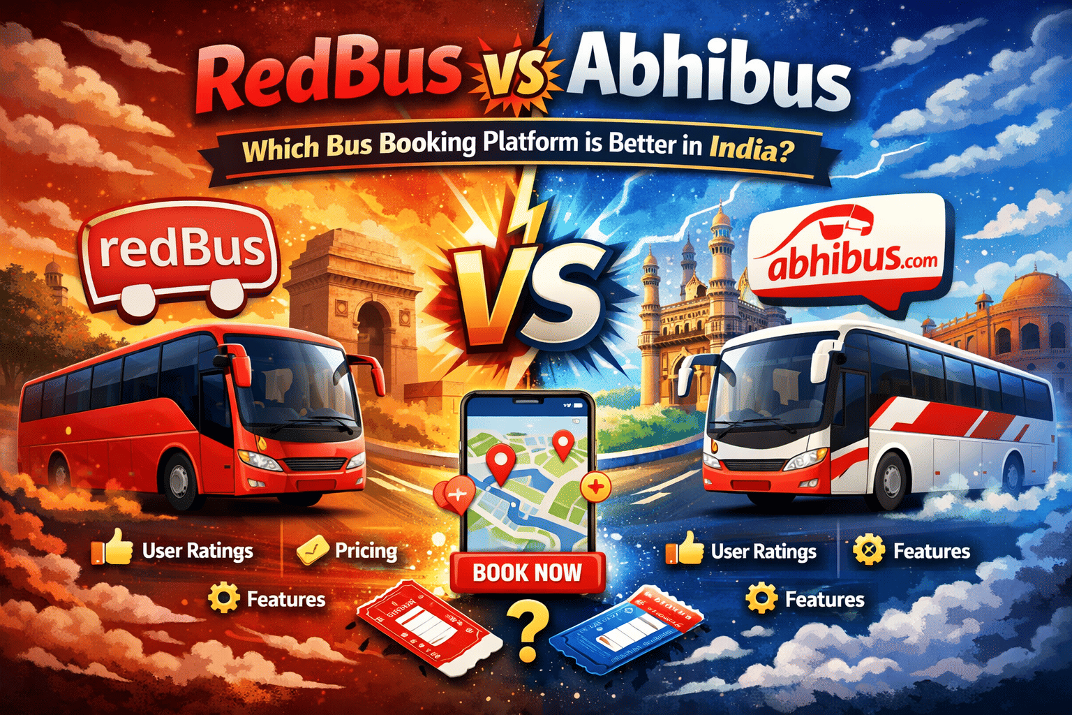 Redbus VS. Abhibus: Which bus Booking Platform Is Better in India?