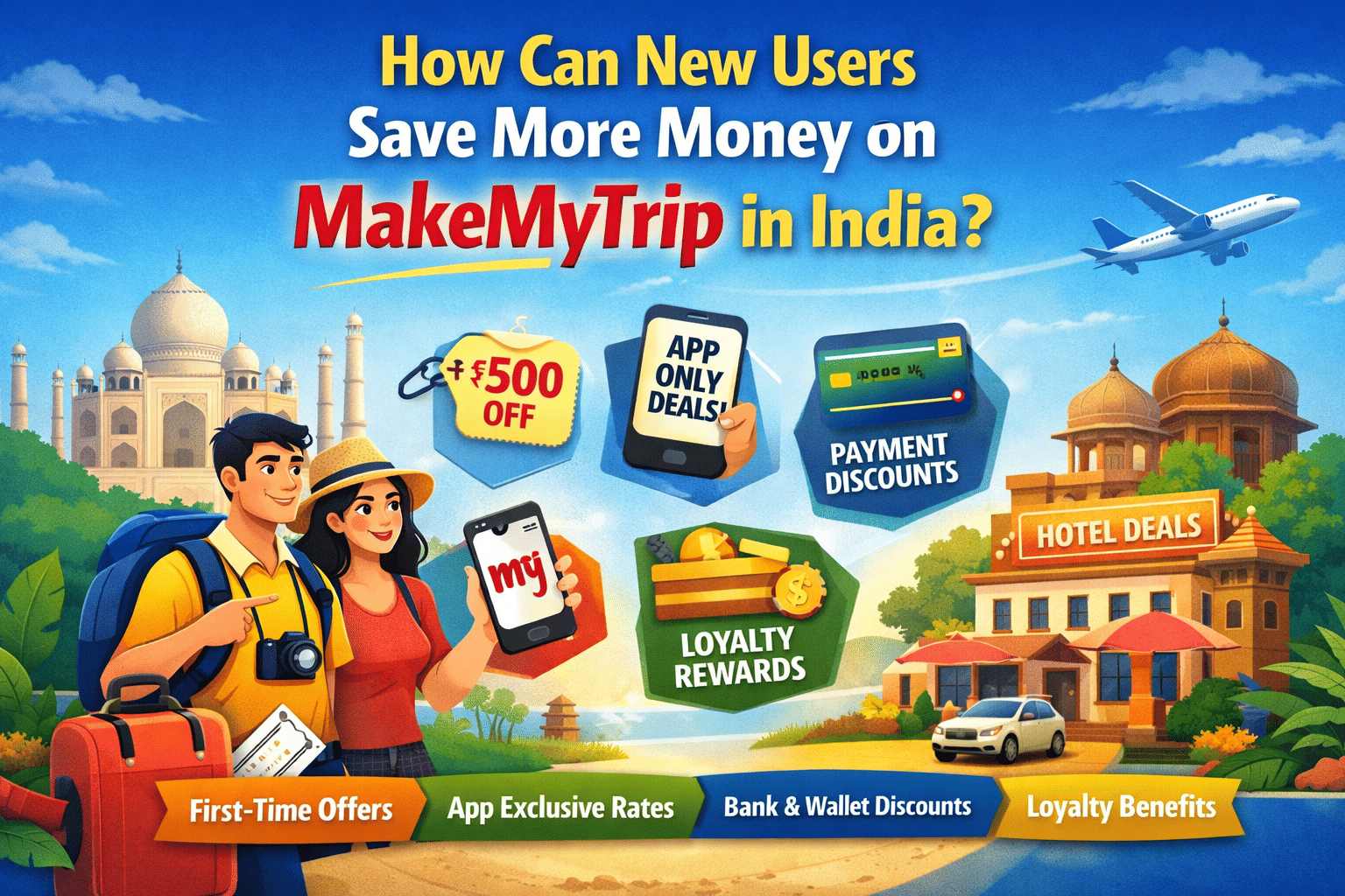 How Can New Users Save More Money on MakeMyTrip in India?
