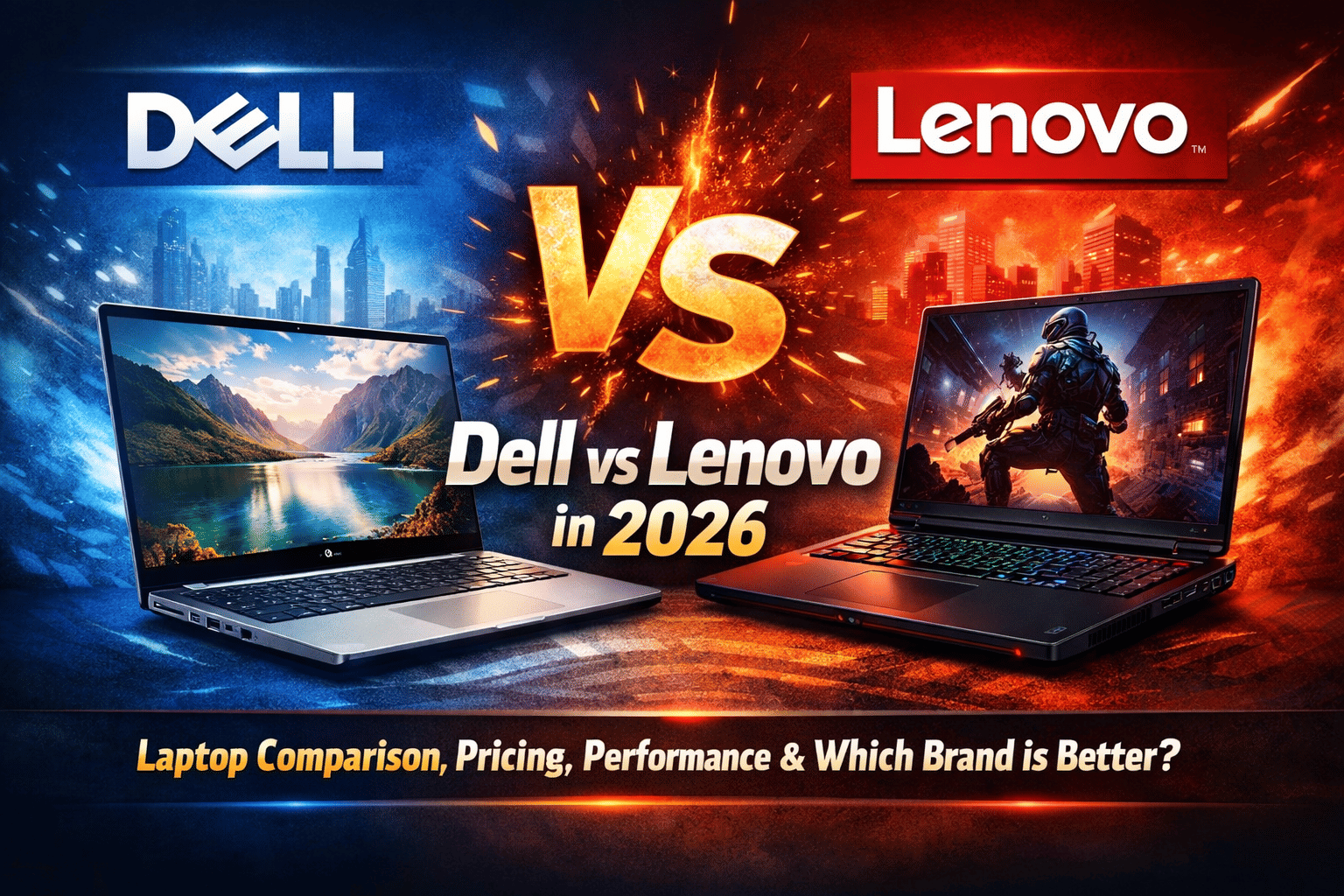 Dell vs Lenovo in 2026: Laptop Comparison, Pricing, Performance & Which Brand is Better?