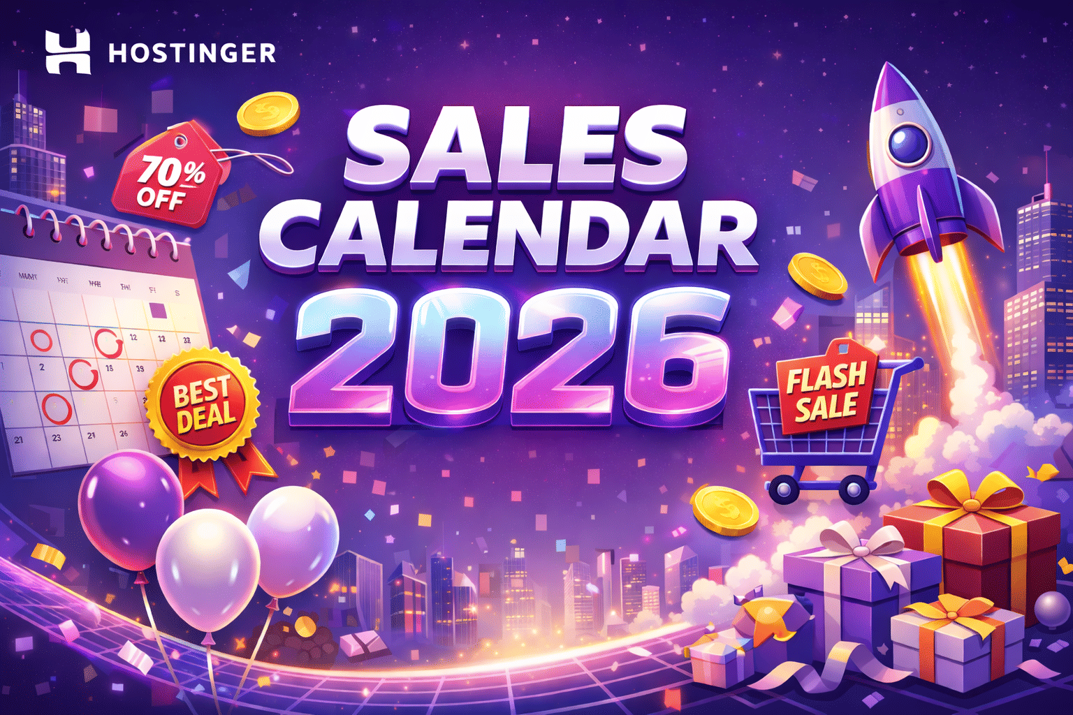 Hostinger Sales Calendar 2026: All Upcoming Deals, Discounts & Offers