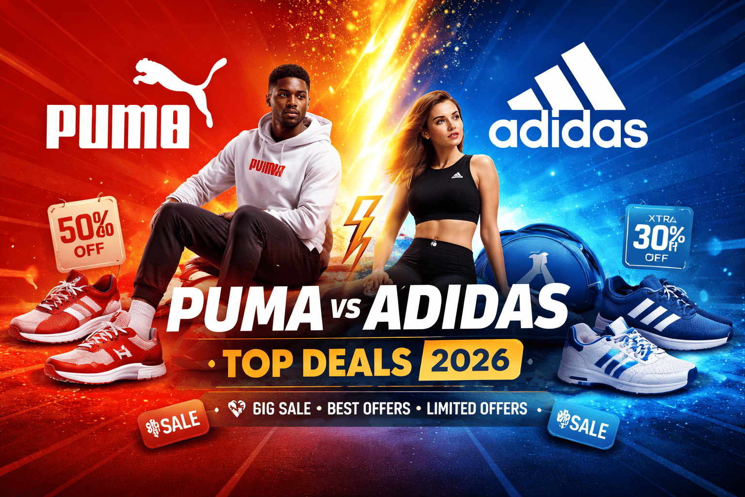 Puma vs. Adidas: Ongoing Deals and exclusive offers 2026