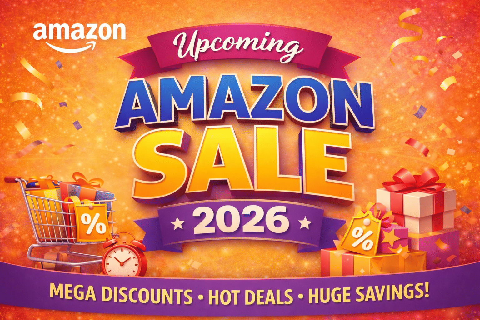 Amazon sale calendar 2026—latest list of upcoming sales, best deals or coupons