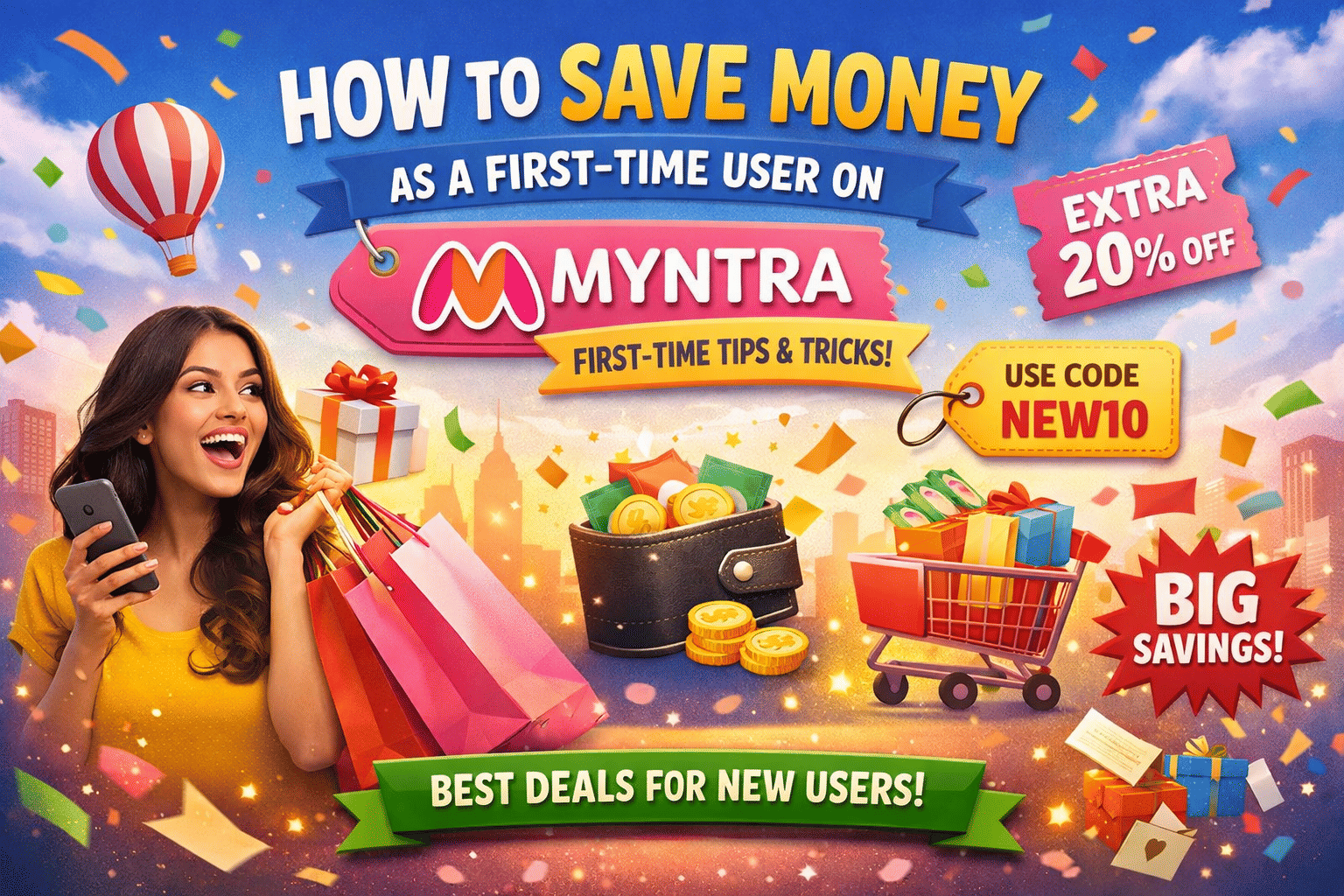 How to Save More on Myntra as a First-Time User?