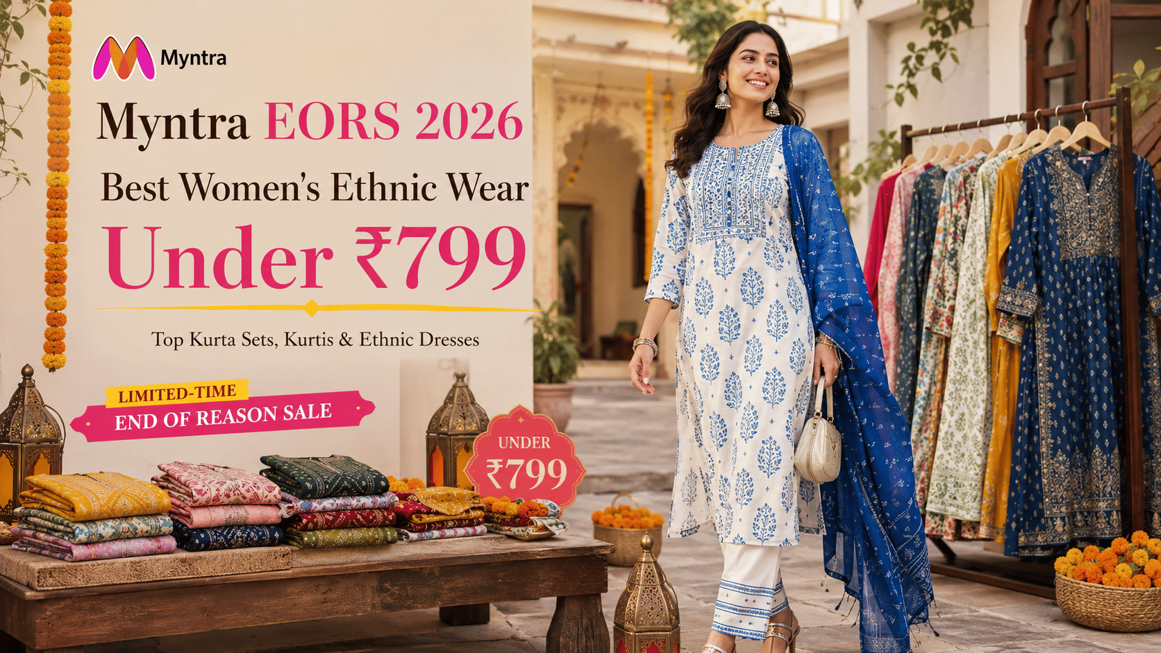Myntra EORS: Best Women's Ethnic Wear Under ₹799 (June 2026)