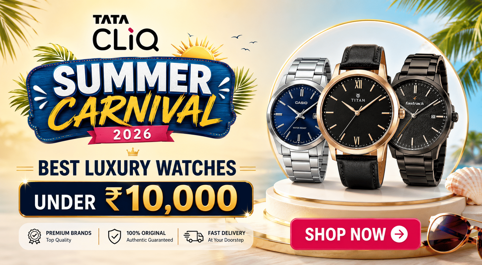 tata-cliq-summer-carnival-2026-best-luxury-watches-under-10000