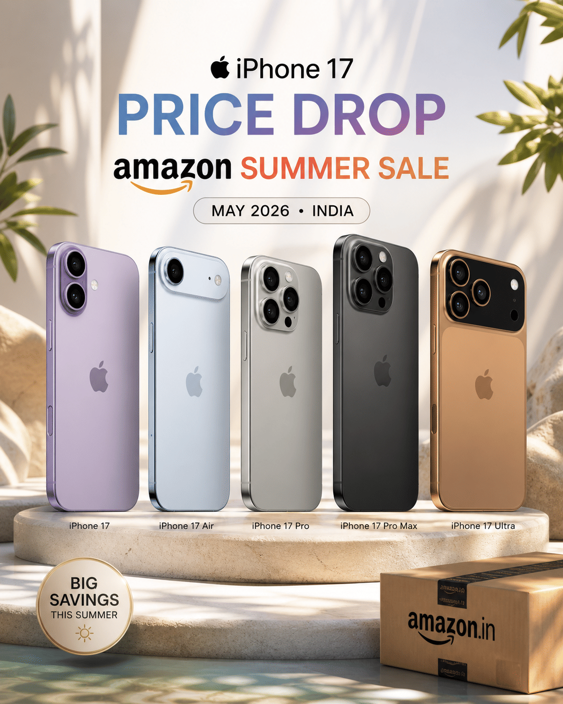 iPhone 17 price drop Amazon Summer Sale May 2026