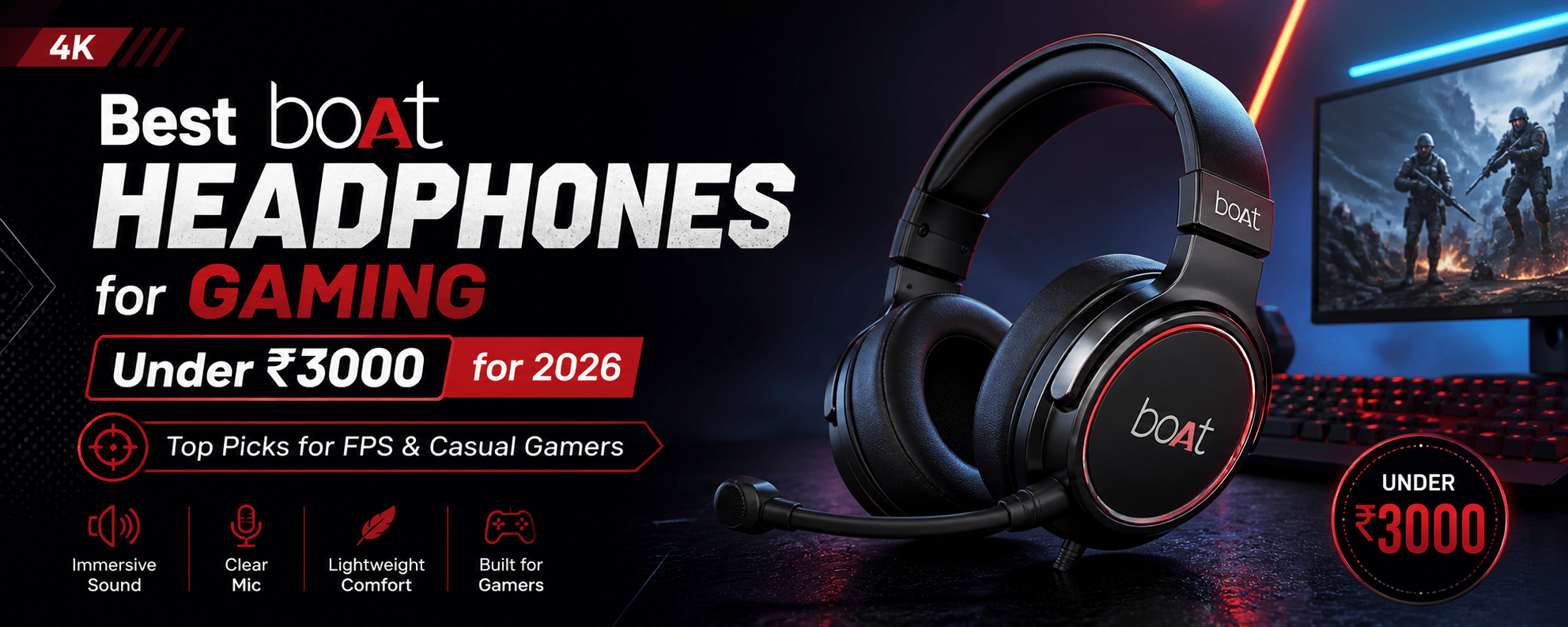 best headphones for gaming under 3000 for 2026