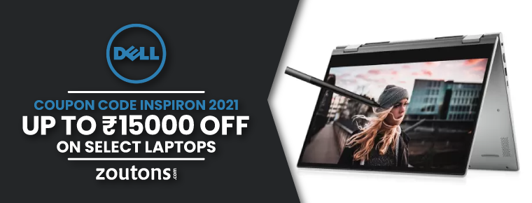 Dell Coupon Code Inspiron  | July 2021: Save Up To Rs. 15,000 Off On Inspiron Laptops
