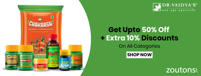 Dr Vaidyas December Coupons: Get Upto 50% Off + Extra 10% Discounts On All Categories