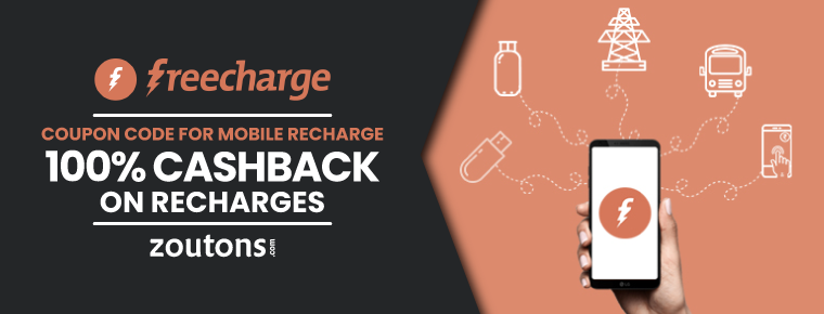 Freecharge Coupon Code For Mobile Recharge | June 2021: Earn 100 % Cashback on Recharge
